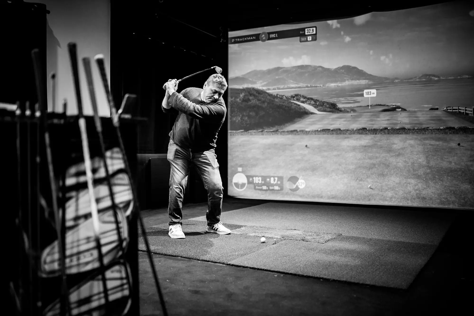 clubs de golf sur mesure, Cours indoor, atelier réparation Perros guirec (Bretagne)